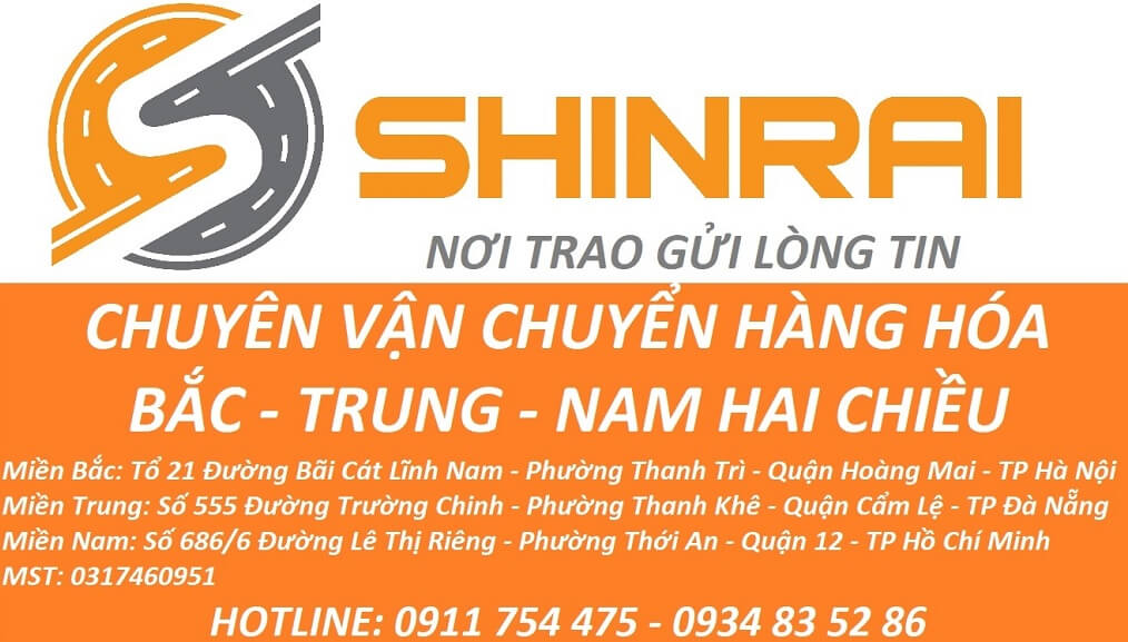 Chành Xe Tại TP HCM Chất Lượng Giá Rẻ - Vận Tải Shinrai