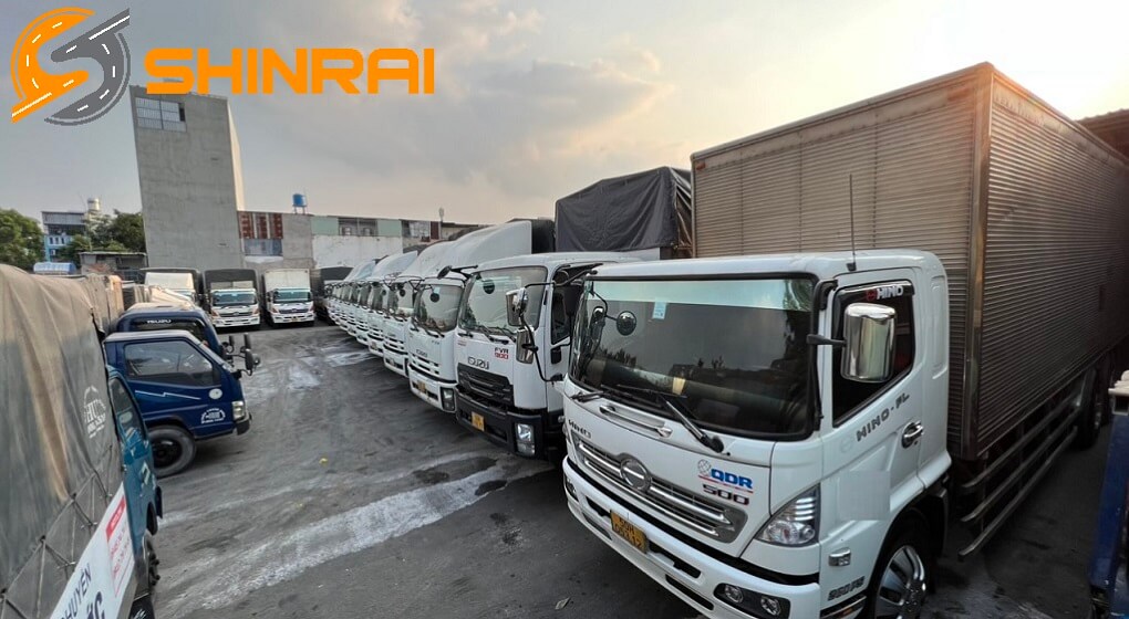 Đội xe vận chuyển hàng Hà Nội đi TPHCM đa dạng